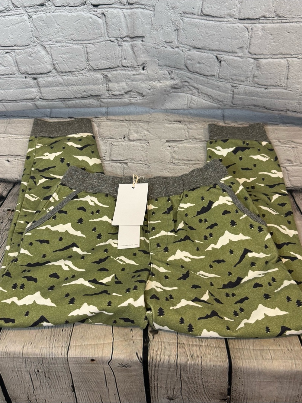 Miki Miette Mountain Pattern Jogger Pants